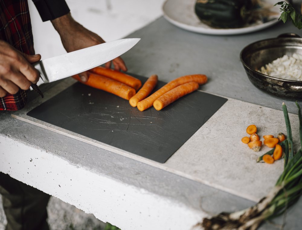 Préparation d'une recette maison
