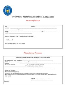 Vide-grenier du comité des fêtes
